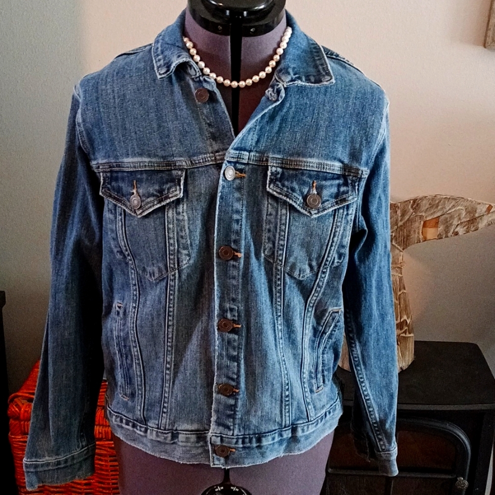 Lucky Brand Tomboy Trucker Jean Jacket💙